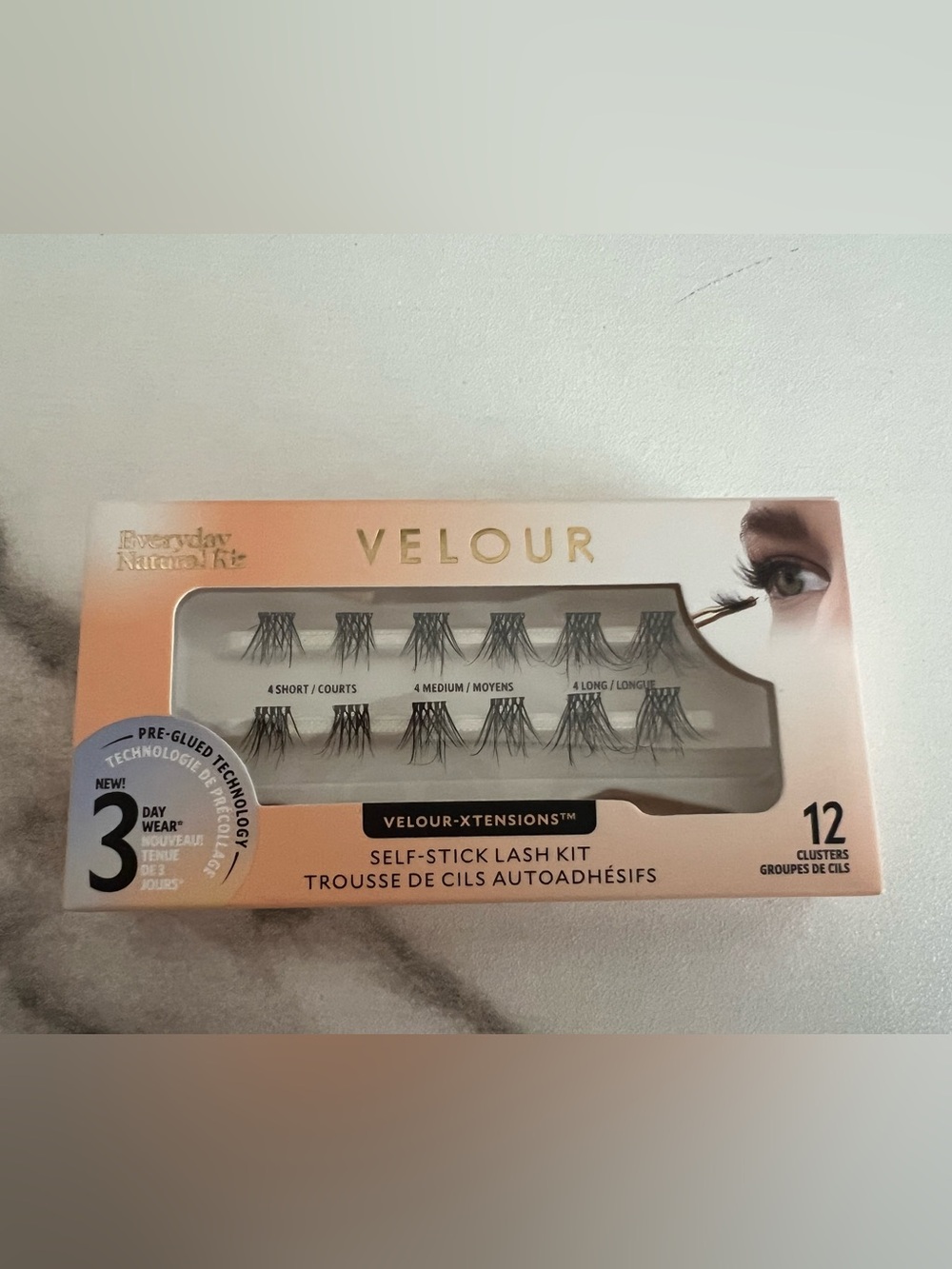 Velour Self-Stick Lash Kit - Black Cluster Lashes